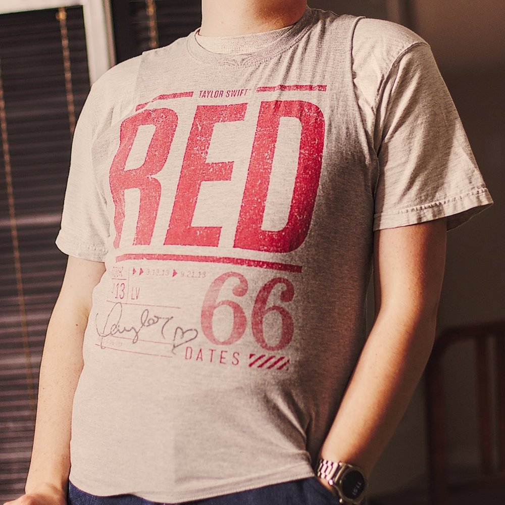 RARE TAYLOR SWIFT RED TOUR 66 DATES 2013 TANK TOP